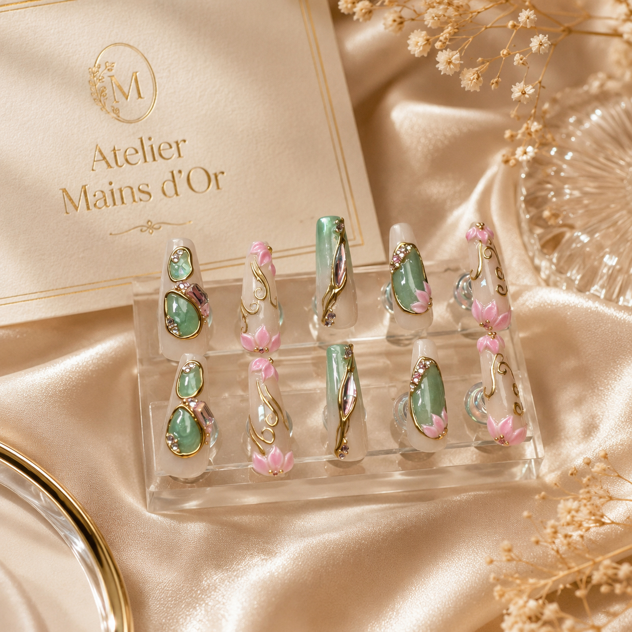 Press-on nails Divine Drama Atelier Mains d’Or